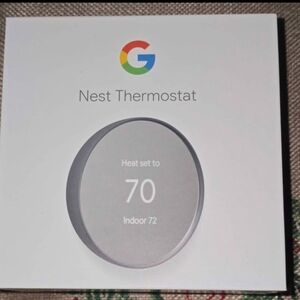 Google Nest Thermostat - Silver